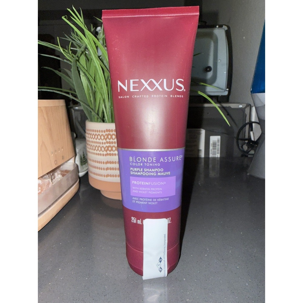 Nexxus Blonde Assure Color Toning Purple Shampoo 8.5oz KERATIN. New Sealed